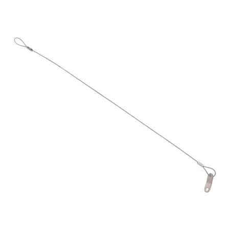 Heritage Industrial Loop with Tab Lanyard, 6 in, 3/64 in Pin Dia., Steel, Nylon Coated TS1-046-6000N-T